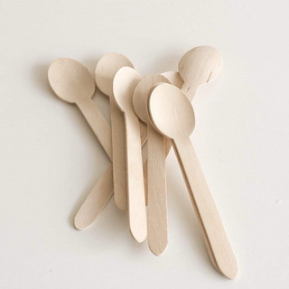 Thìa gỗ , dĩa gỗ gói 100 chiếc sz 16cm