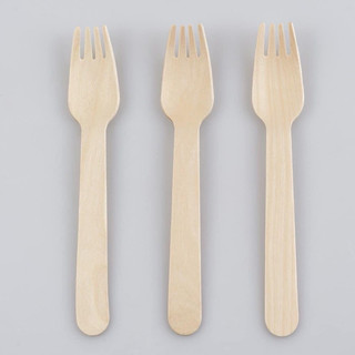Thìa gỗ , dĩa gỗ gói 100 chiếc sz 16cm