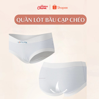 Quần lót bầu và sau sinh cạp chéo mềm mại thoải mái Venus Charm 202403