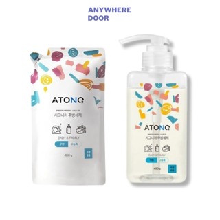 Nước rửa bình sữa ATONO2 thuần chay Hàn Quốc, rửa rau củ quả cho bé từ 0M+