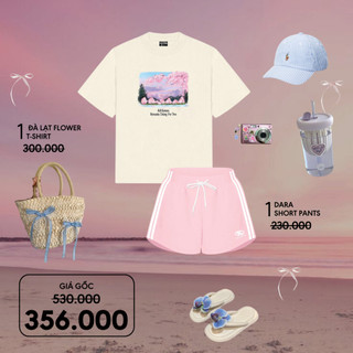  Mua 1 Áo Đà Lạt Flower và 1 Quần Short Dara Hồng Killsystem
