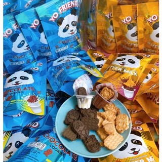 Bánh gấu chấm kem Yo Friend Thái Lan