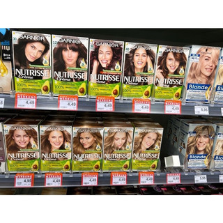nhuộm tóc garnier số 53 nâu ánh vàng