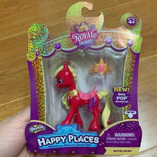 🌈 Hộp Ngựa Royal Ruby kèm Phụ kiện - Đồ chơi Shopkins VNXK