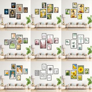 50 Set tranh treo tường cute, tranh dán tường hiện đại trang trí phòng ngủ, tranh phòng khách, canvas, Táo Decor.