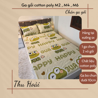 Bộ ga gối poly cotton 1m2x2m,1m4x2m,1m6x2m có 50 mẫu phân loại để lựa chọn
