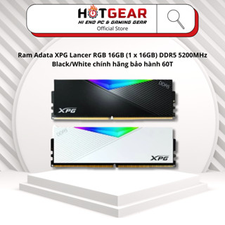 Ram Adata XPG Lancer RGB 16GB (1 x 16GB) DDR5 5200MHz Black/White chính hãng bảo hành 60T