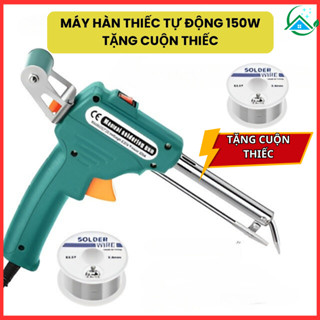 Máy hàn xung kết hợp hàn lẫn chì hàn 150w SOP MEDIA mỏ hàn thiếc dạng súng tự đẩy tặng thêm 1 cuộn thiếc