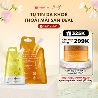Bộ sản phẩm Dứa dưỡng trắng da dành cho tông da vàng khó trắng Freshity trial size 100ml và 25g