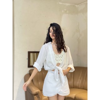 LEMONCHICVN - ÁO SƠ MI KHOÁC MỎNG - ASM64