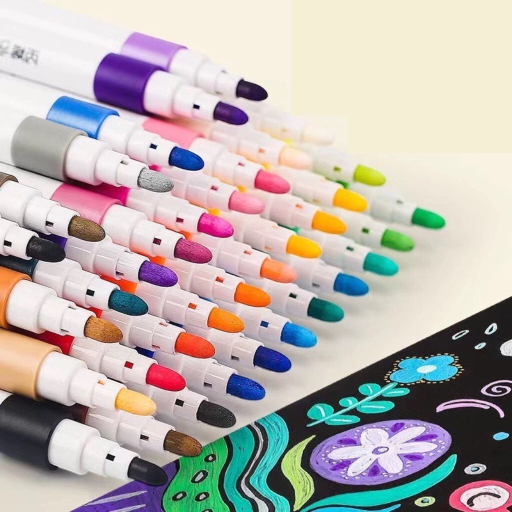 Bút dạ màu acrylic, bút marker acrylic