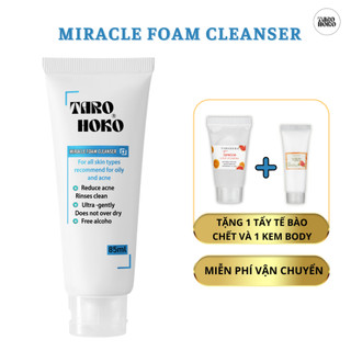 TAROHOKO MIRACLE FOAM CLEANSER, SỮA RỬA MẶT DỊU NHẸ, DA NHẠY CẢM 85ML |GAMMA|