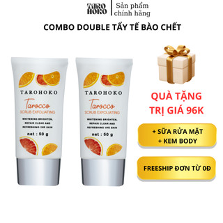 TAROHOKO COMBO DOUBLE GEL TẨY TẾ BÀO CHẾT CAM TAROCCO 50G |GAMMA|