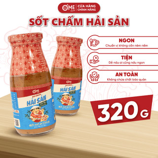 Nước chấm hải sản vị tự nhiên ome food làm từ lá sọ chó 320g