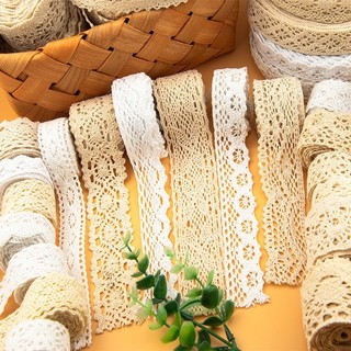 Ren cotton, ren vải, rộng 1cm~3cm ren ruy băng, dây ren trang trí họa tiết