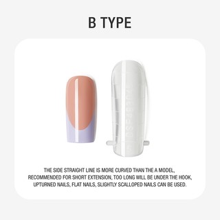 Móng up gel gum Barbie Mirage (Nail Tips)