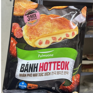 Bánh Hottoek Phô mai nhân xúc xích 360g, hottoek Hàn quốc, bánh nếp phô mai Hàn quốc, bánh xếp phô mai