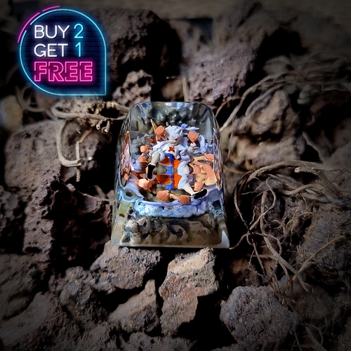 LUFFY G5, one piece keycap, nút bàn phím cơ luffy g5, luffy artisan, mô hình luffy