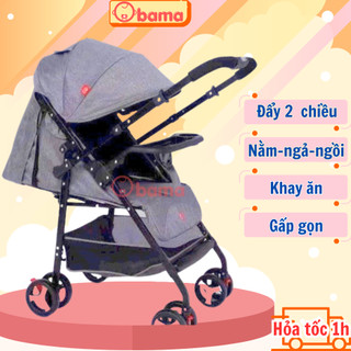 Xe đẩy cho bé GẤP GỌN, 2 chiều, 3 TƯ THẾ, DING DANG, Obama