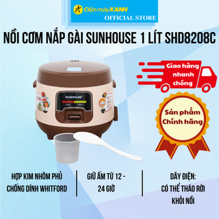 Nồi cơm nắp gài sunhouse 1 lít shd8208c - hàng chính hãng