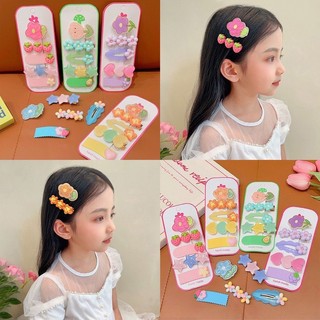 Set 5 kẹp nơ hoa xinh xắn đáng yêu cho bé