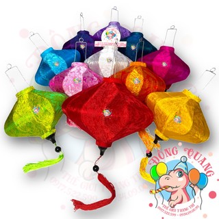 Lồng đèn Hội An vải gấm dáng đĩa bay