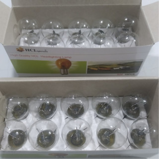 Combo 4 Hộp 10 bóng đèn xi nhan, bóng đèn phanh S25 1Tim - 2 tim điện 12v/24v 21w.