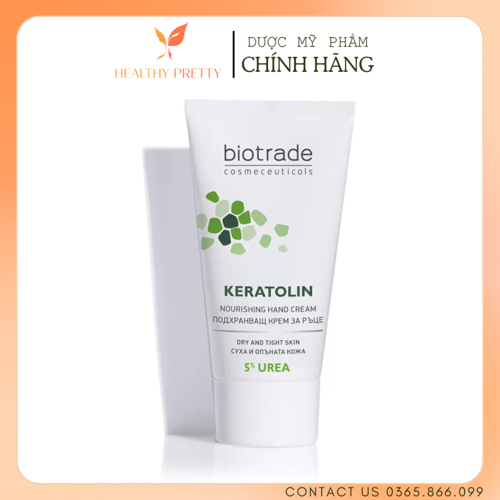 [BIOTRADE] Kem làm mềm da tay Biotrade Keratolin Hands 5% Urea Cream 50ml