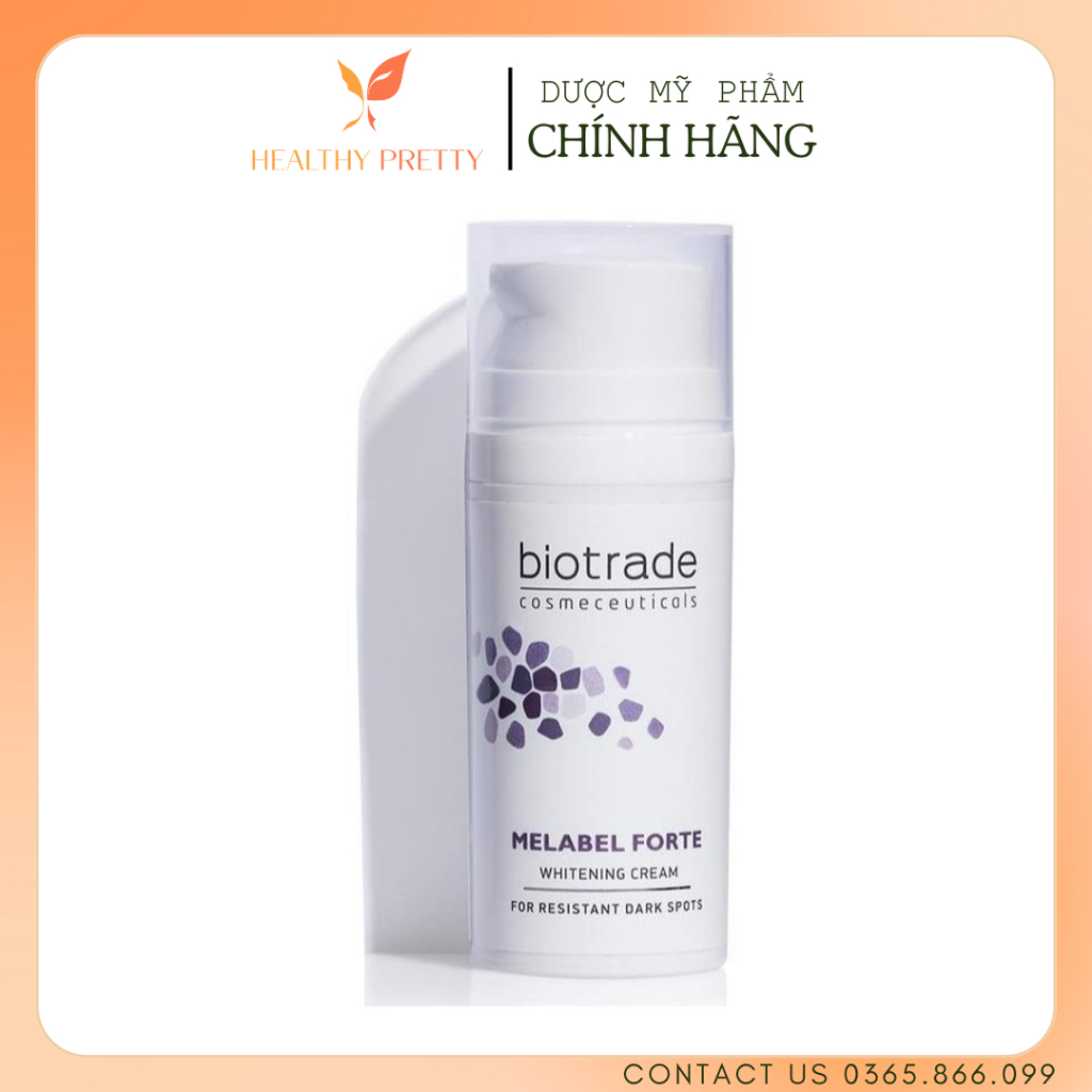 [BIOTRADE] Kem Giảm Thâm Nám 3 Hoạt Tính - Biotrade Melabel Forte Whitening Cream 30ml