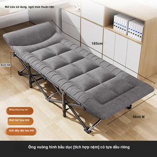 giường xếp văn phòng ngủ trưa gấp gọn tiện ích , giường du lịch gấp gọn khung thép Giường Xếp Ngủ Trưa Văn Phòng Gấp Gọn