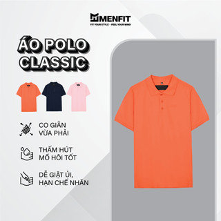 Áo thun Polo thêu chữ MRC 2104046 vải cotton cao cấp thoáng mát màu thời thượng - MENFIT