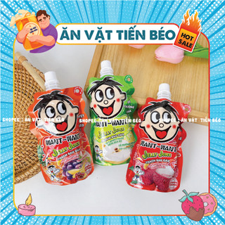 Nước thạch opao want want 3 vị trái cây / vải / lê, thạch trái cây vị hoa quả 150g