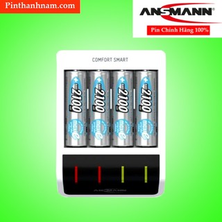 Bộ Sạc Pin Ansmann Comfort Smart Sạc Pin AA , Pin AAA