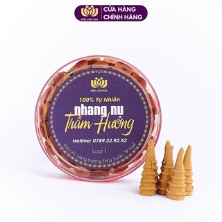 Nụ Trầm Hương - Nhang nụ trầm Huế - 41 Viên - Mộc Liên Hoa - Trầm nguyên chất thơm dịu nhẹ không hóa chất