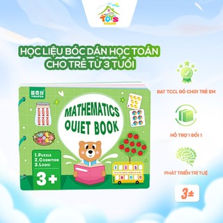 Học liệu bóc dán TOYSHOP giúp trẻ học toán và nâng cao nhận thức về thế giới