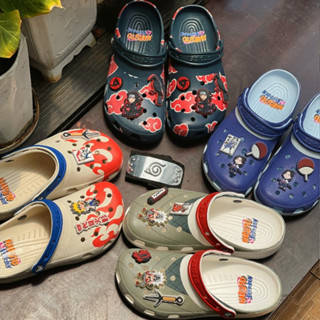 Dép Crocs Họa Tiết Naruto Độc Đáo | Kèm 6 jibits Chính Hãng