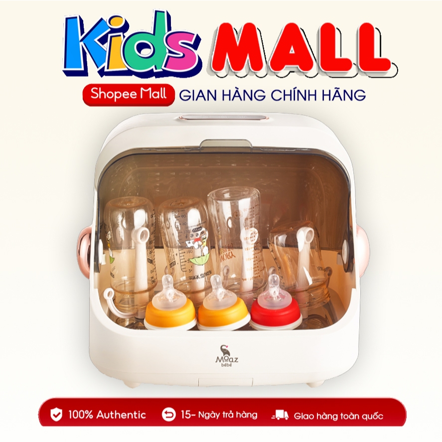 Máy úp bình sữa, tiệt trùng sấy khô tia UVC Moaz BéBé MB044