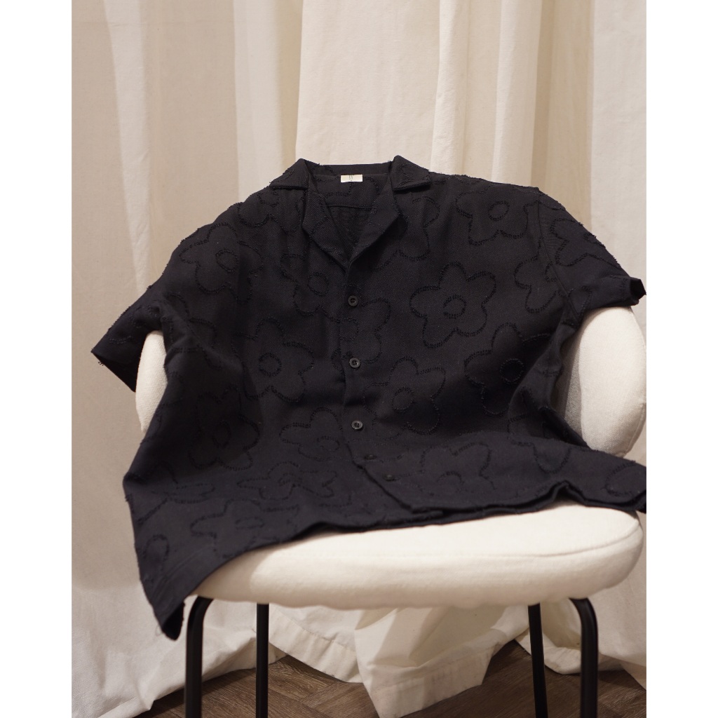 FLORAL DENIM SHIRT - Áo sơ mi denim hoa