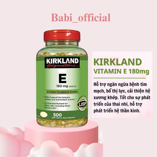Vitamin e 400 iu kirkland 500 viên của mỹ