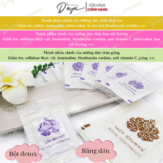 MIẾNG DÁN THẢI ĐỘC GOLD PRINCESS ROYAL THÁI LAN