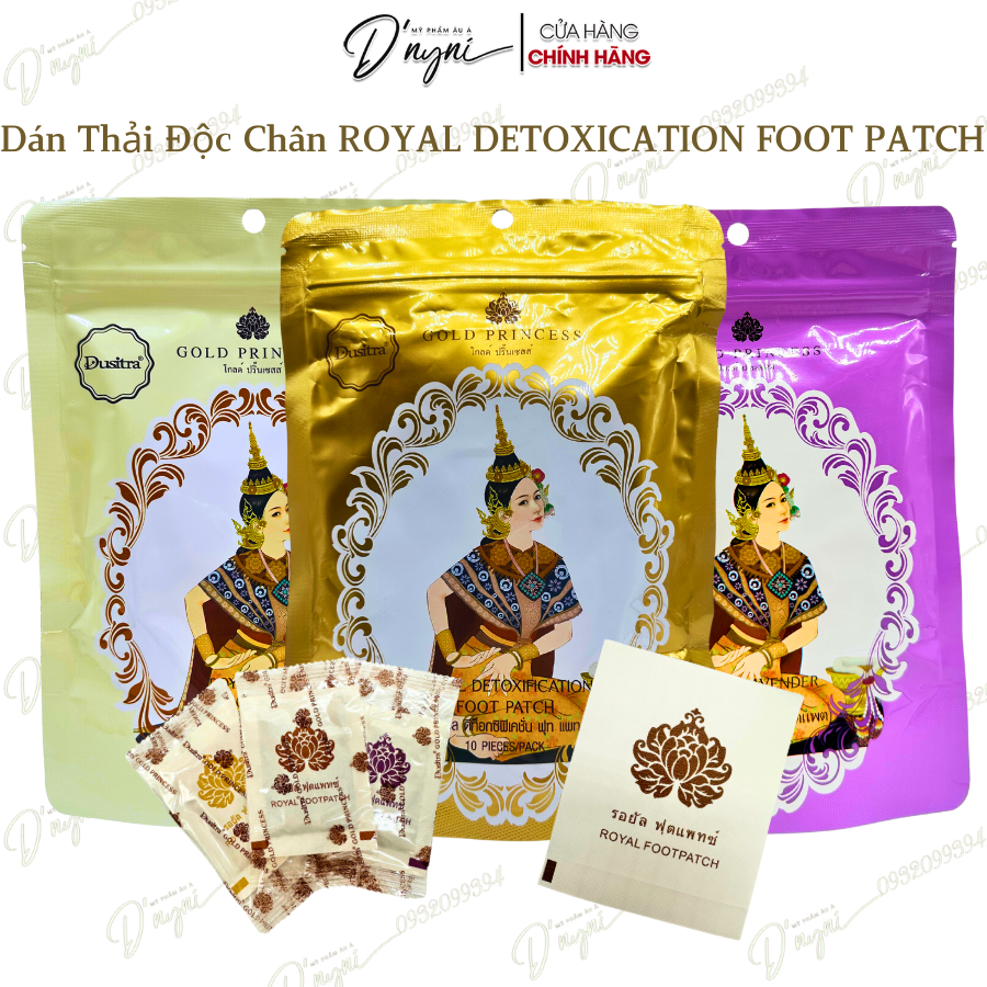 MIẾNG DÁN THẢI ĐỘC GOLD PRINCESS ROYAL THÁI LAN