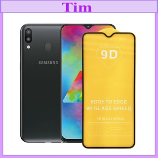 "Kính cường lực Samsung M20 " 9D Full màn hình, Ảnh thực shop tự chụp, tặng kèm bộ giấy lau kính TimShop
