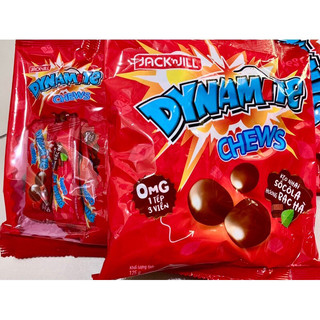 Kẹo Nhai Socola hương bạc hà Dynamite chews bịch 125gr