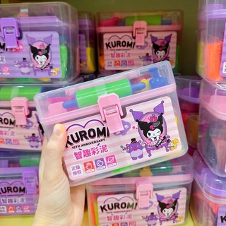 Đất nặn Kuromi 20 màu an toàn cho bé không dính tay không chất phụ gia cho bé sáng tạo
