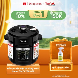  Nồi áp suất điện đa năng Tefal Home Chef CY601868 - Dung tích 6L - 15 chức năng nấu sẵn