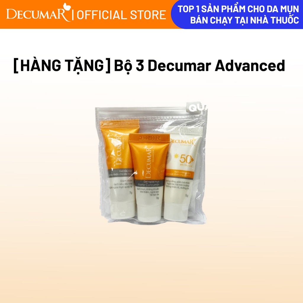 Bộ ba sample Decumar [ HÀNG TẶNG KHÔNG BÁN ]