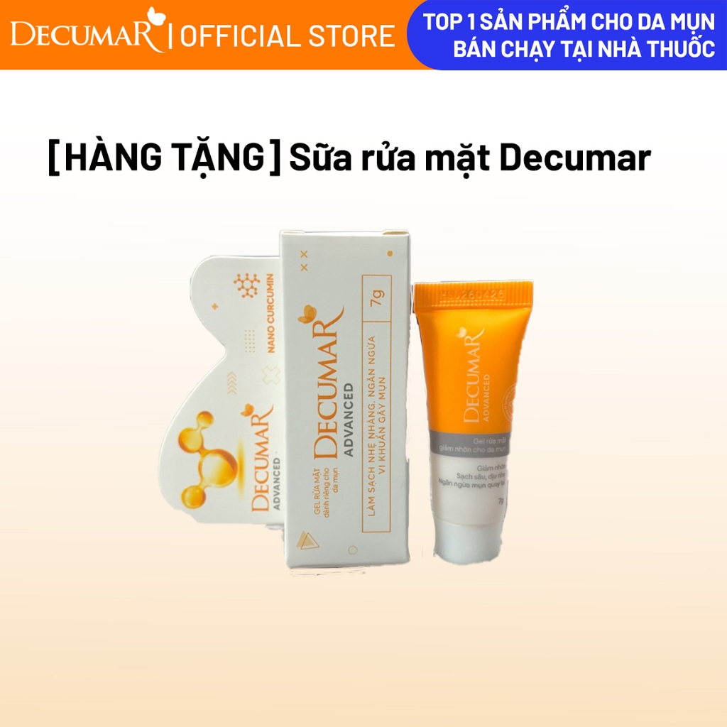 [HÀNG TẶNG KHÔNG BÁN ] Gel rửa mặt Decumar MINI SIZE 7g