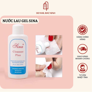 Dung dịch lau sơn gel, nước chùi gel móng tay SINA 60ml