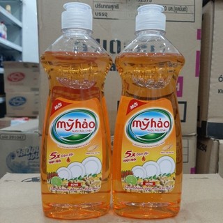 Nước rửa chén Mỹ hảo 5x đậm đặc hương gừng 390g
