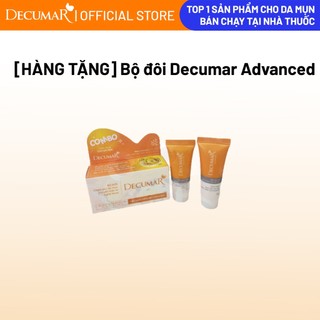 Bộ đôi sample Decumar gel ngừa mụn 5g và gel rửa mặt 7g